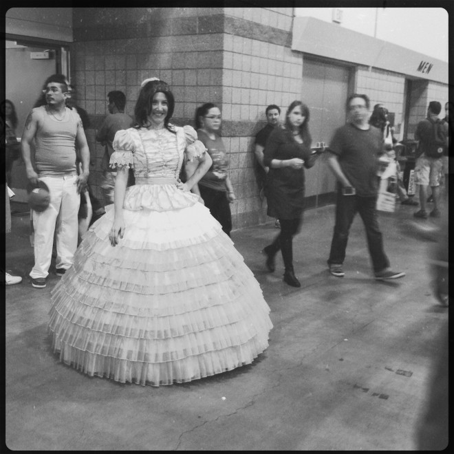 Kaylee shows off her dress at Denver ComicCon 2012