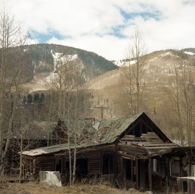 Abandoned cabin in Rico, Colorado