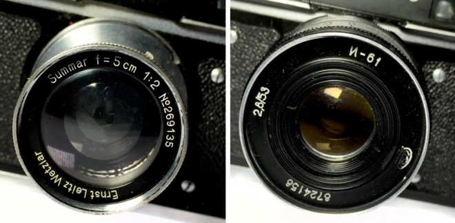 FED-5c lenses