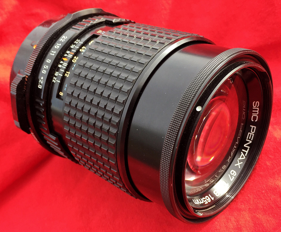 The SMC Pentax 67 165mm f/2.8 lens