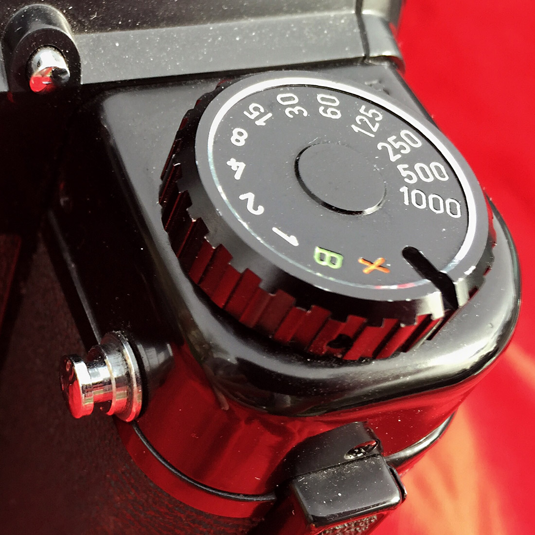P67 shutter speed selector knob