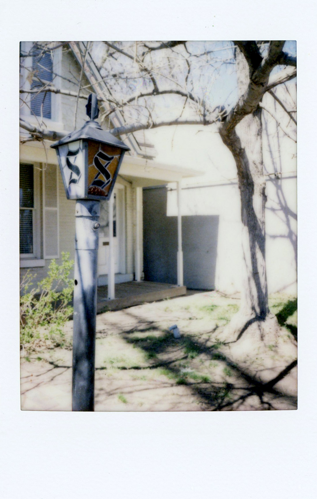 Monogrammed porch light